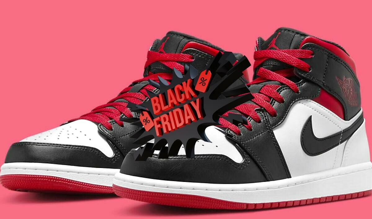 air jordan 1 mid black friday