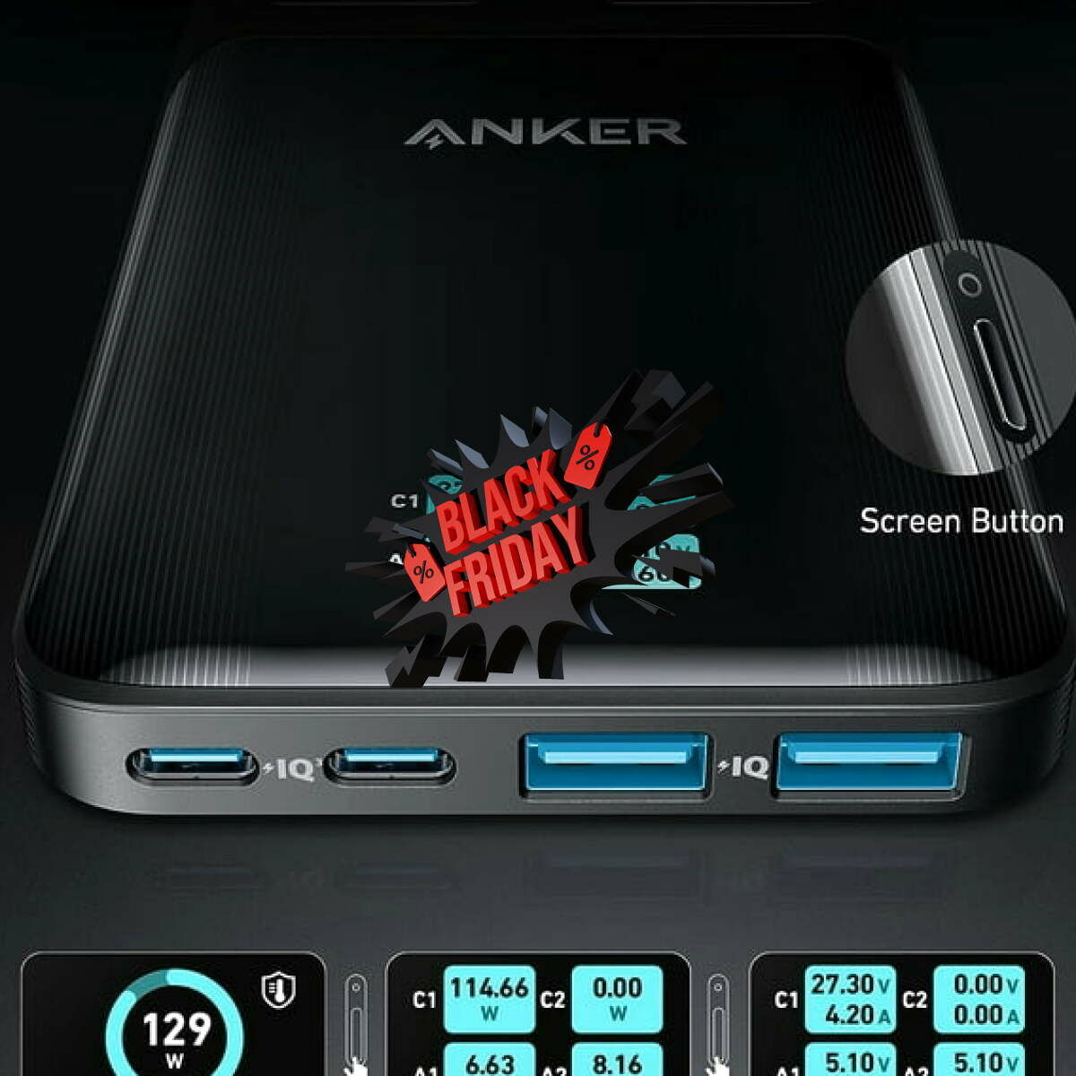 anker prime 6 in 1 charging station black friday