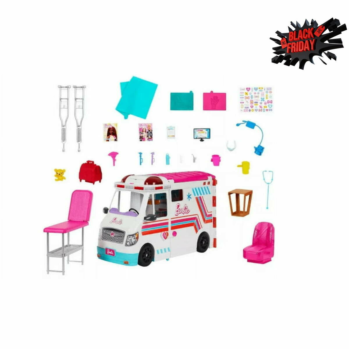 barbie ambulance black friday