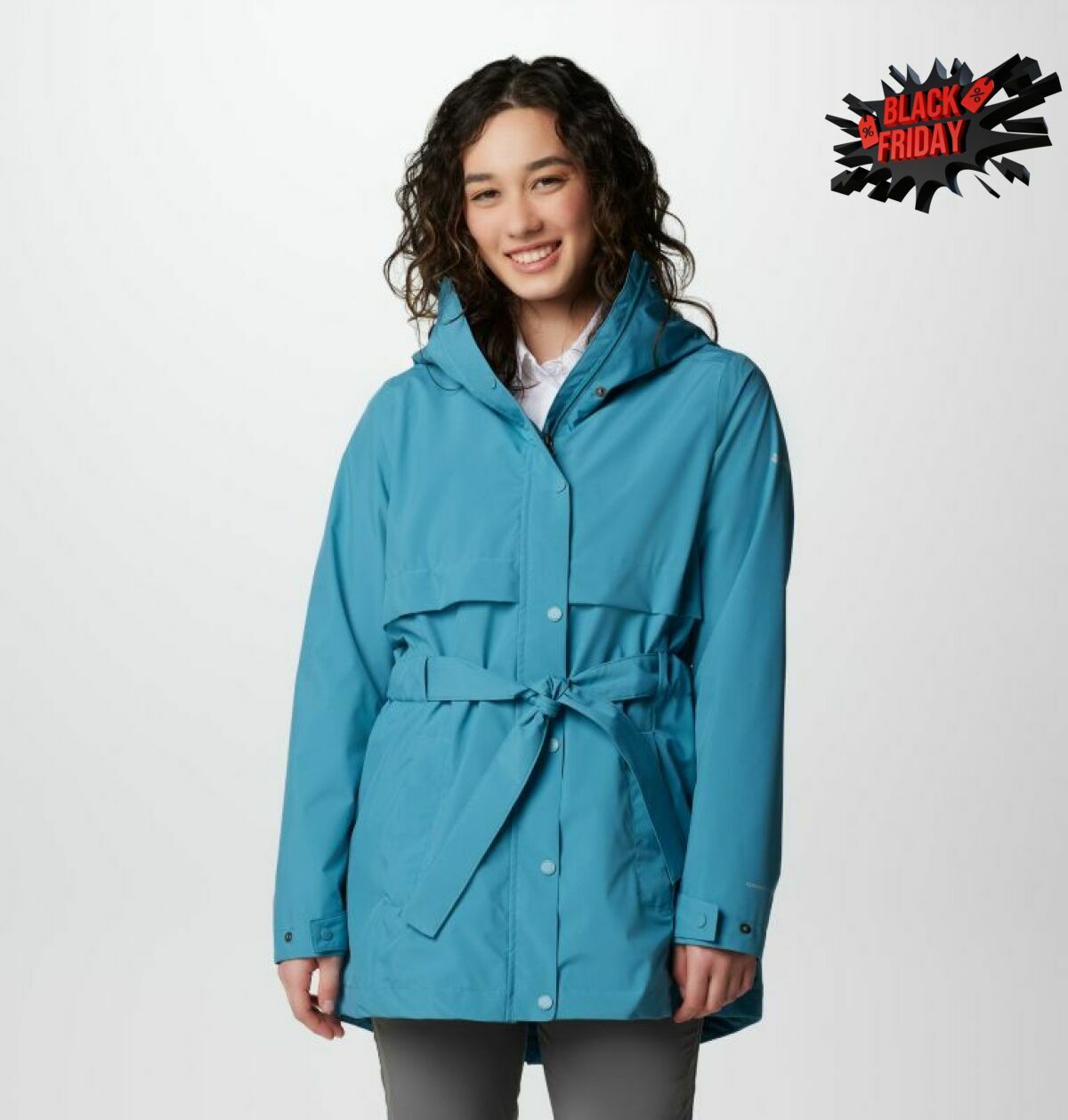 columbia long valley rain trench ii black friday