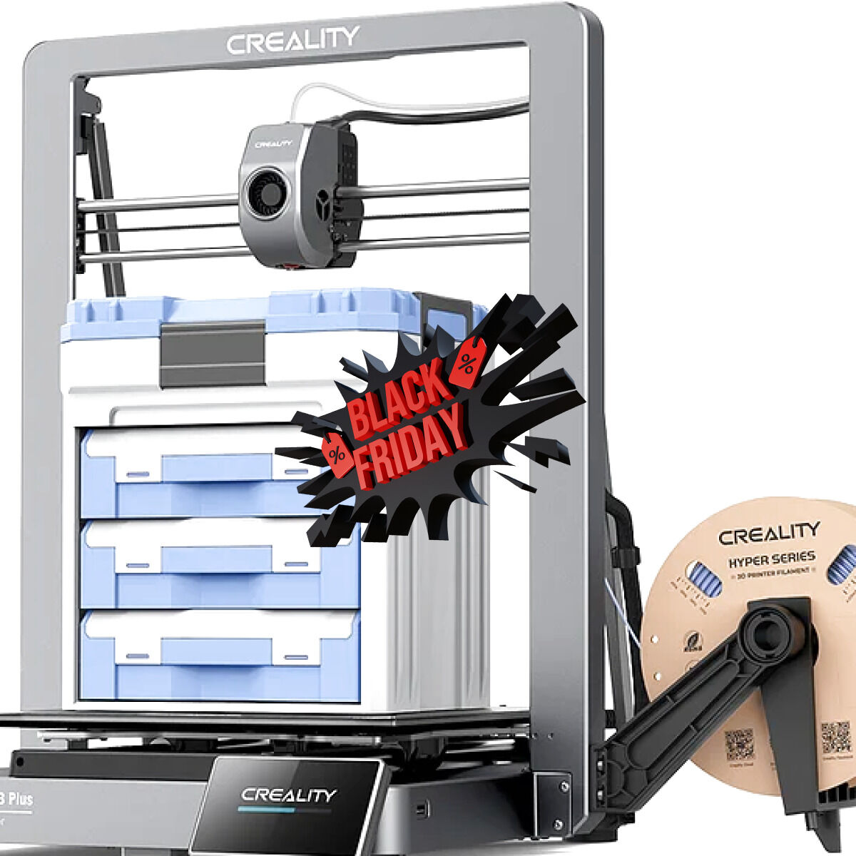 creality ender 3 v3 plus 3d printer black friday