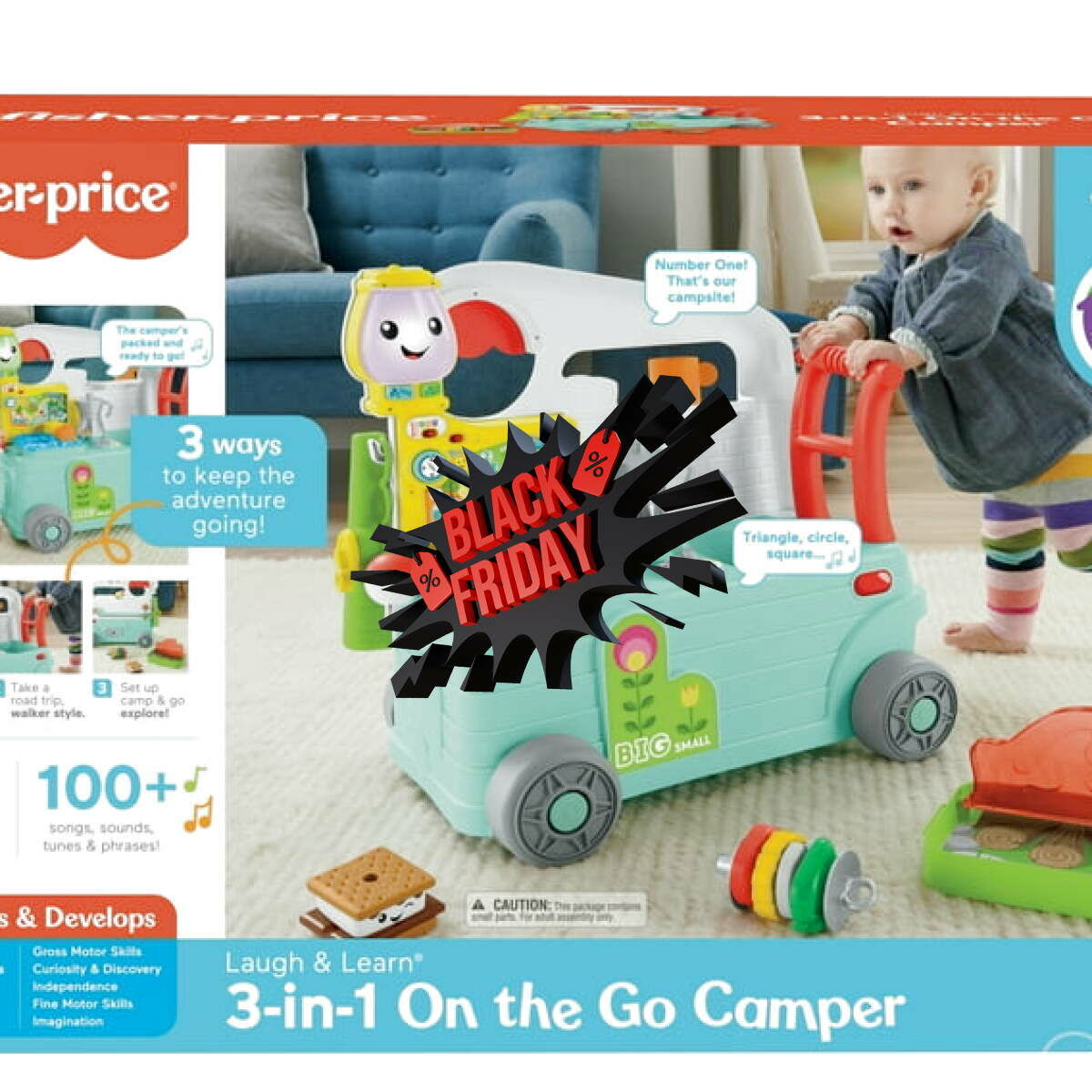 fisher price laugh learn on the go camper black friday