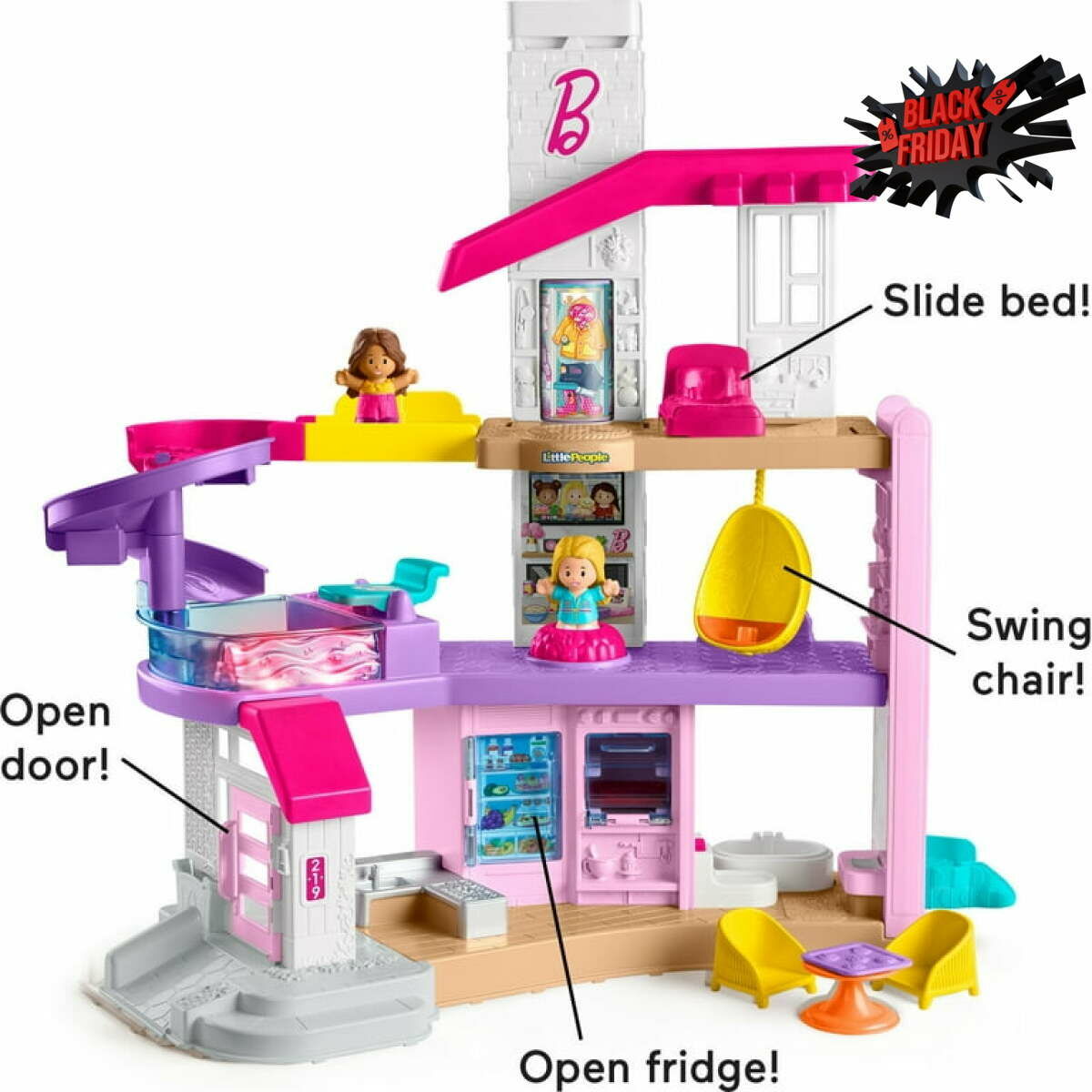 fisher price little people barbie dreamhouse black friday