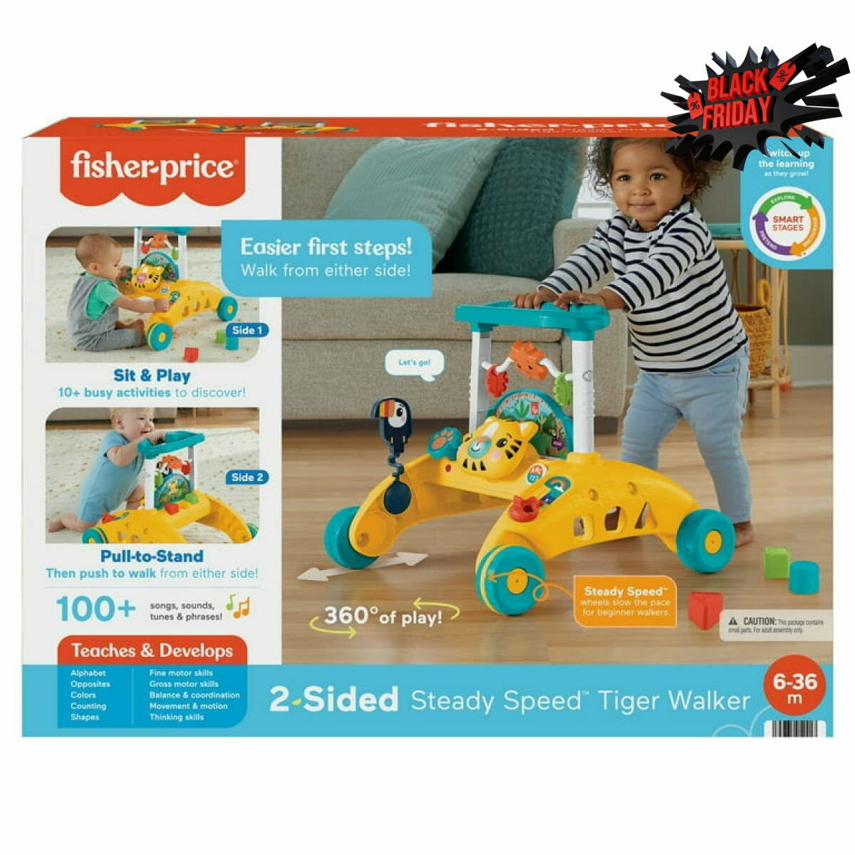 fisher price steady speed walker black friday