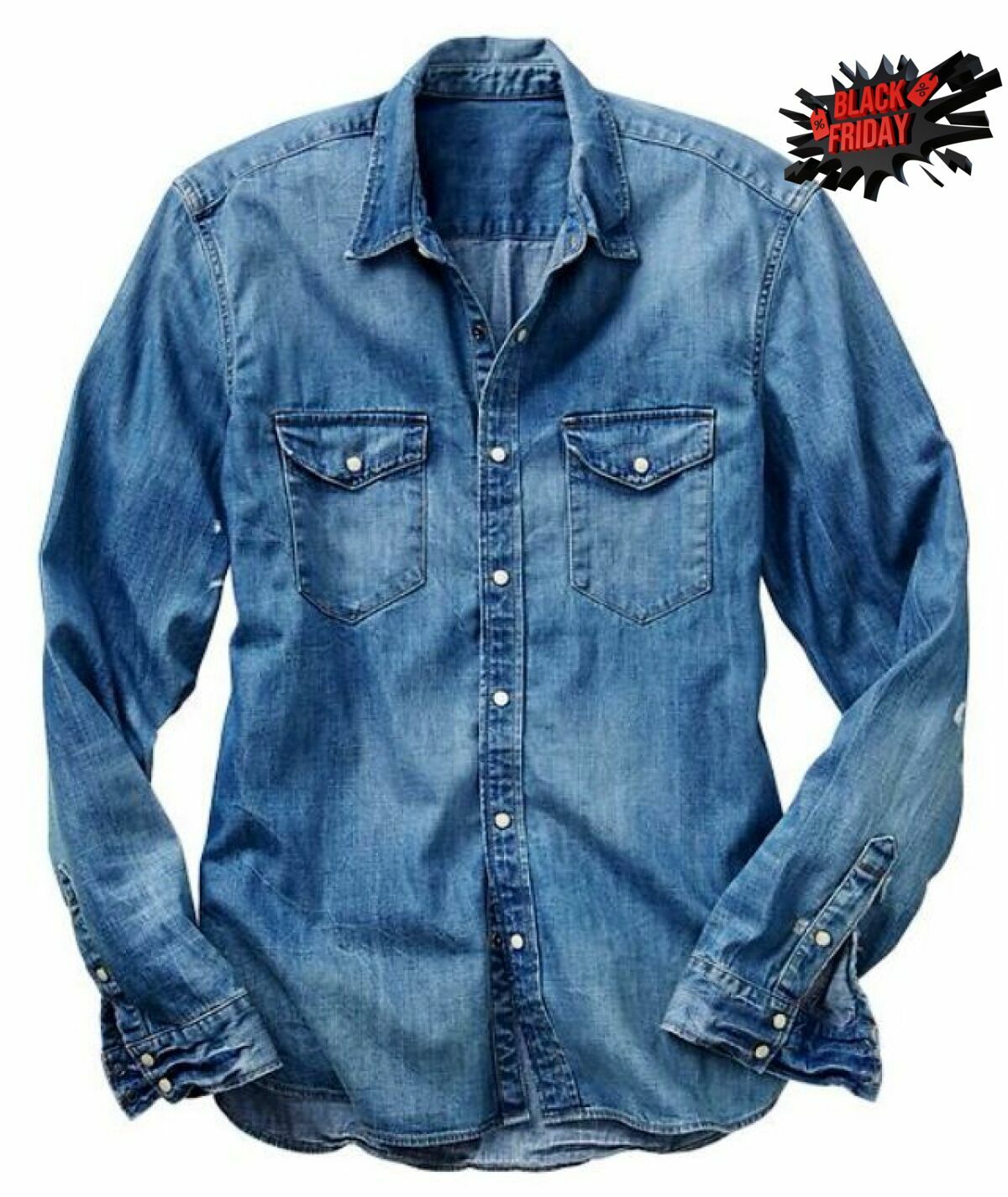 gap heritage denim western shirt black friday