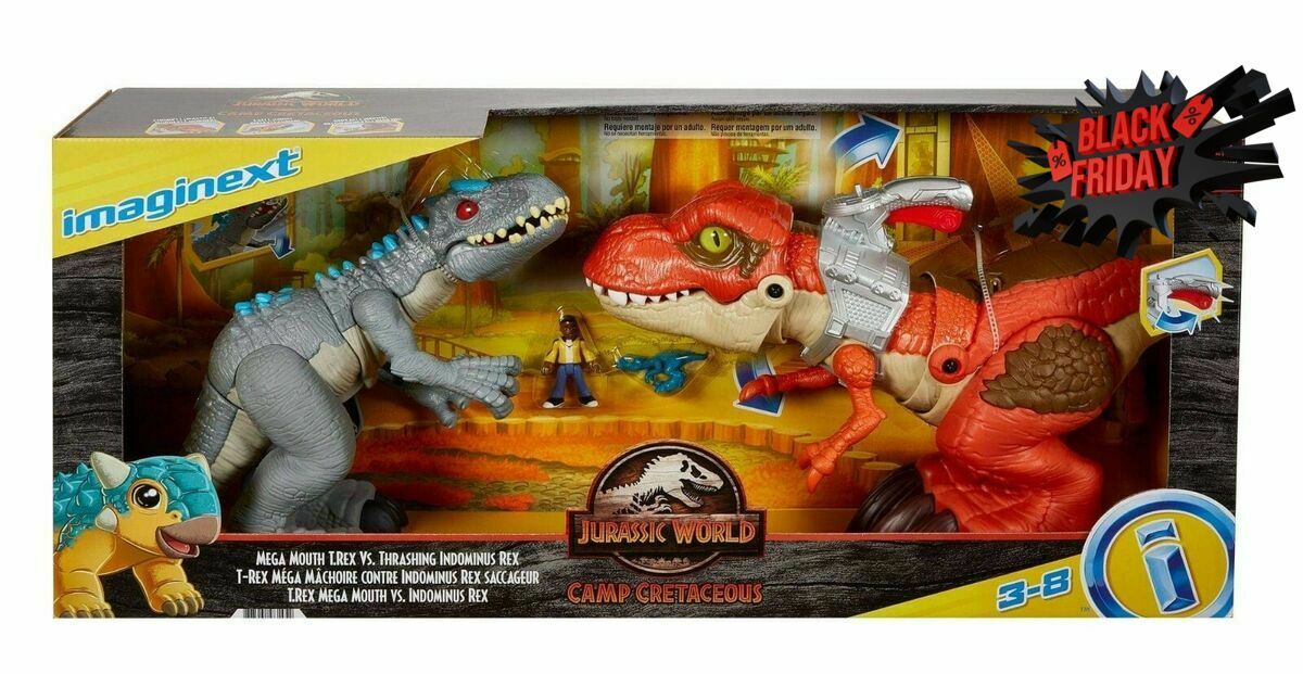 imaginext jurassic world indominus rex black friday