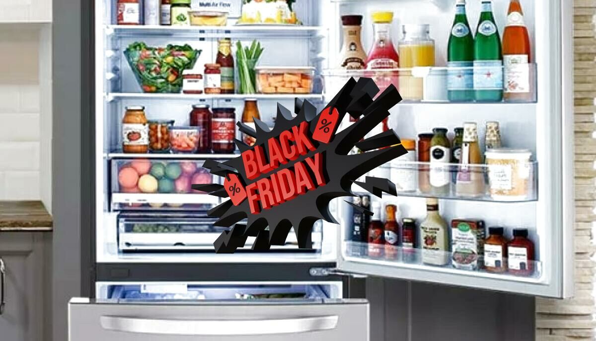 lg bottom freezer fridge black friday