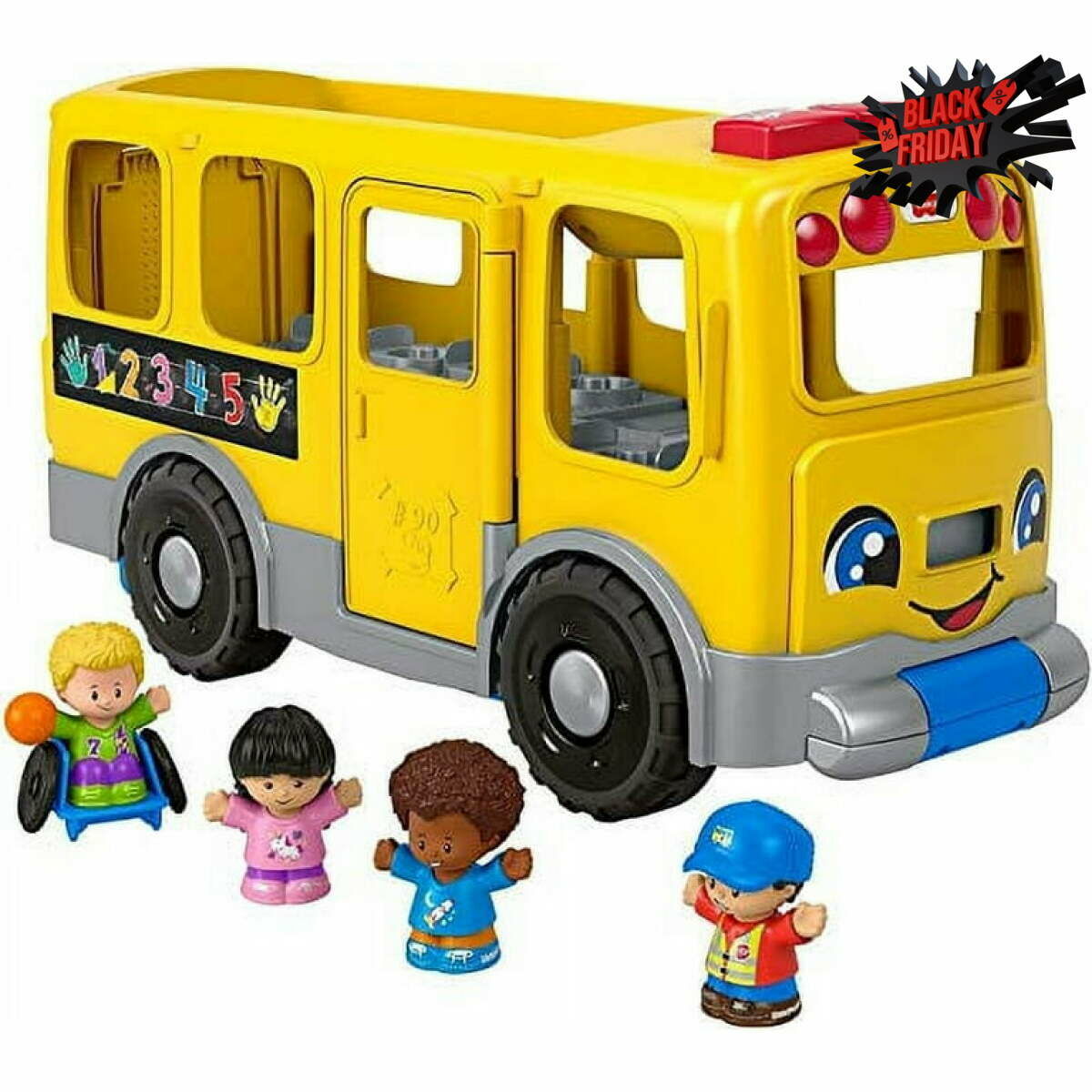 little people big yellow school bus black friday