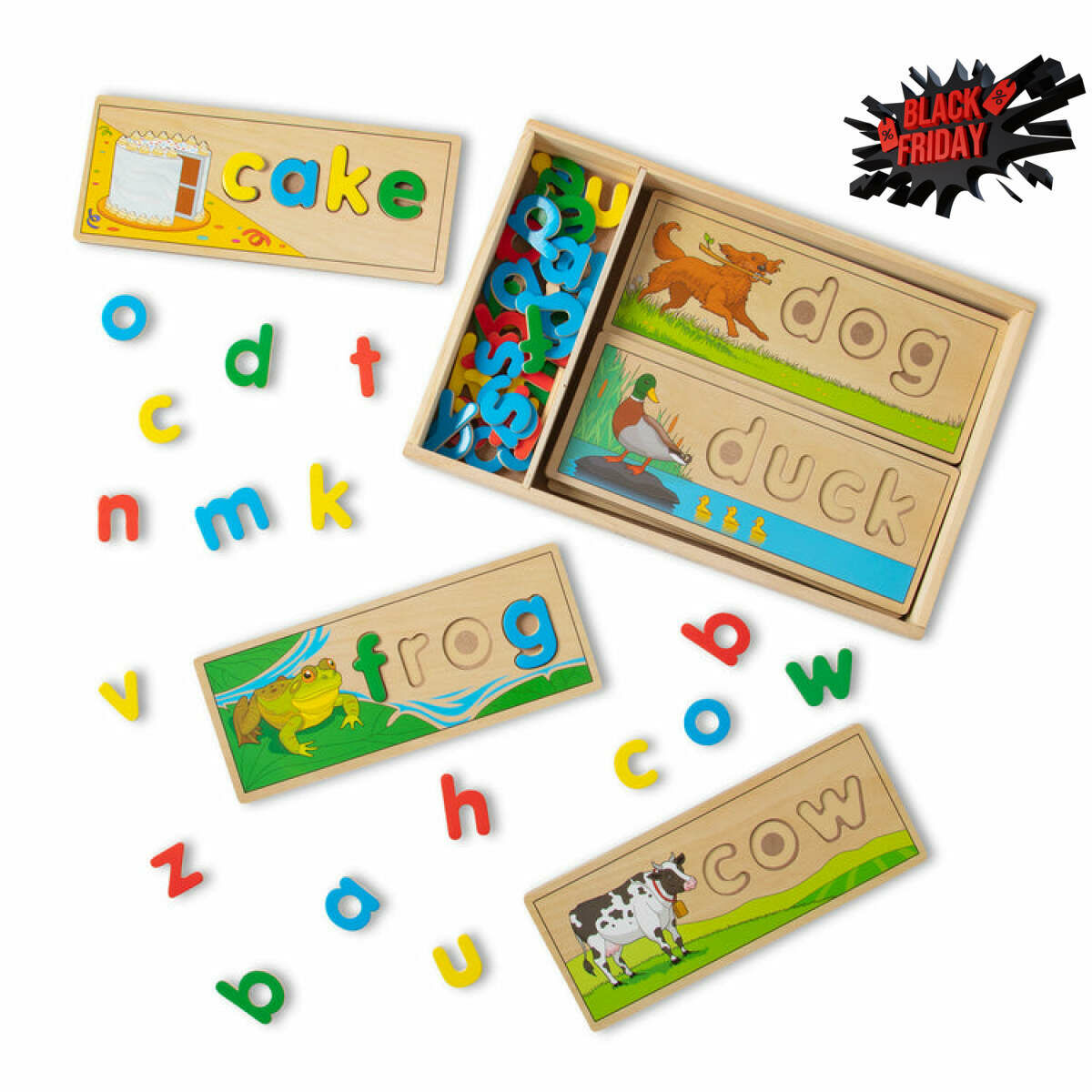 melissa doug see spell learning toy black friday