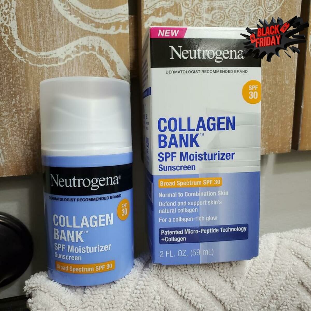 neutrogena collagen bank spf 30 moisturizer black friday