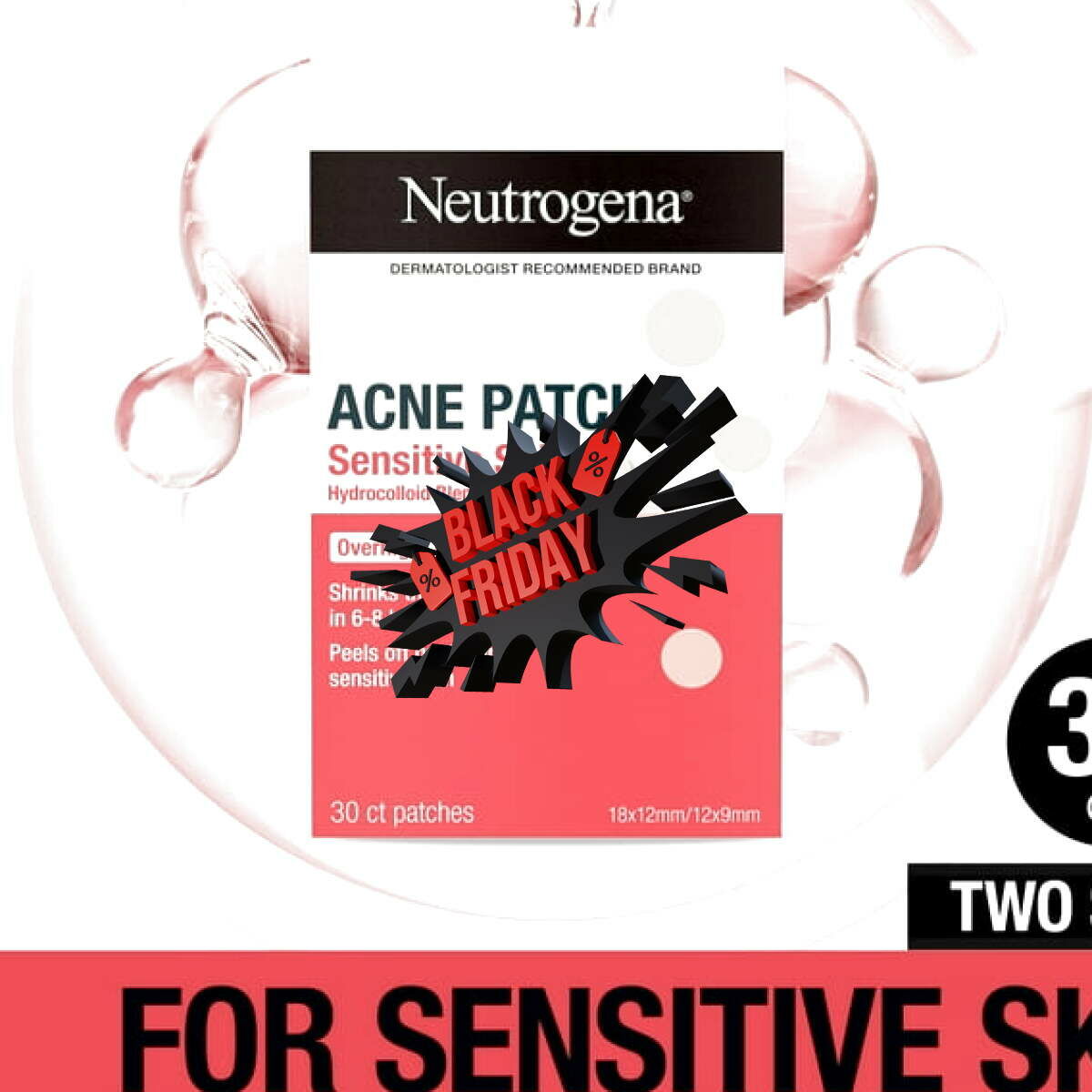 neutrogena sensitive skin blemish patches black friday