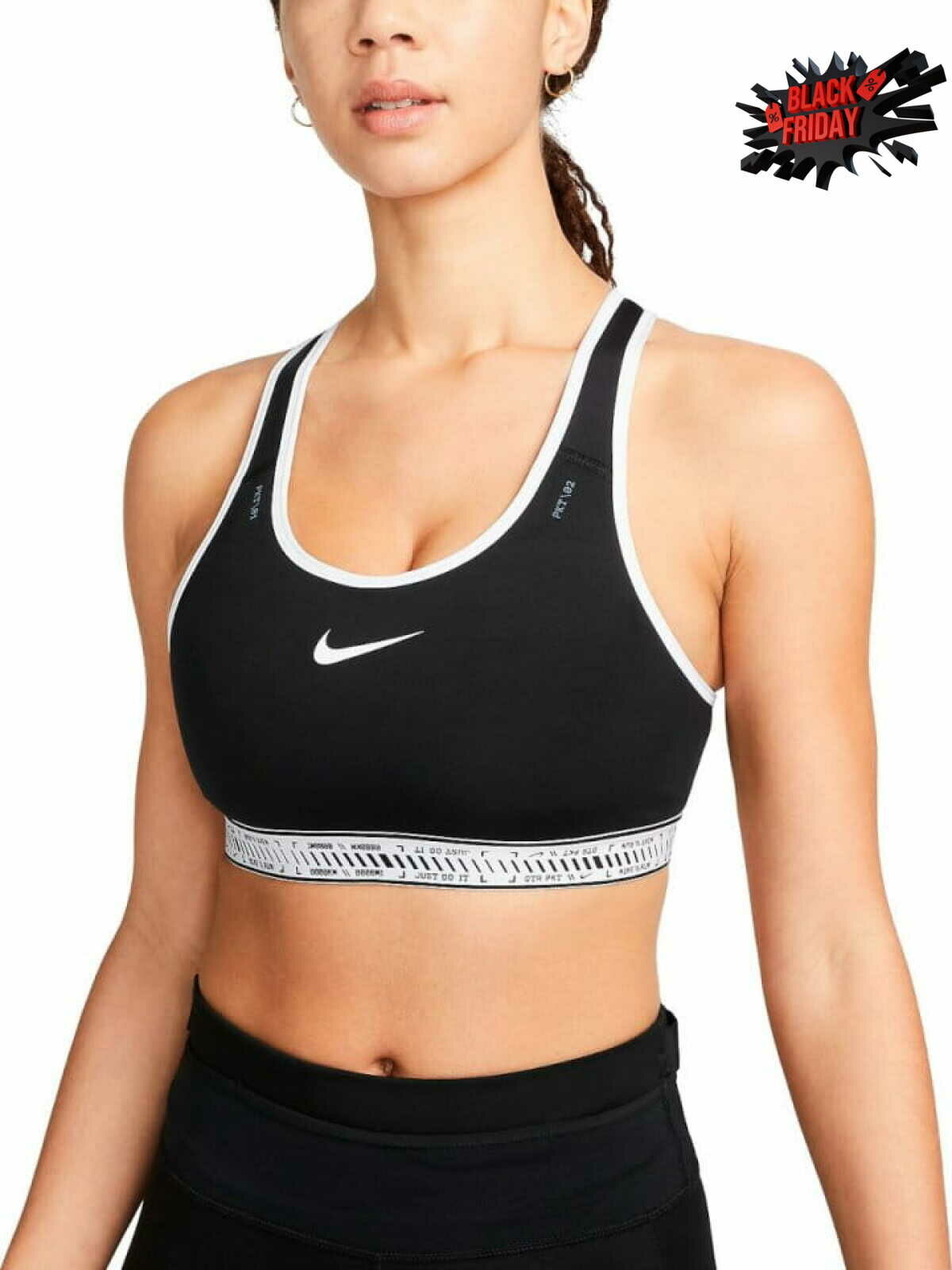 nike swoosh sports bra black friday