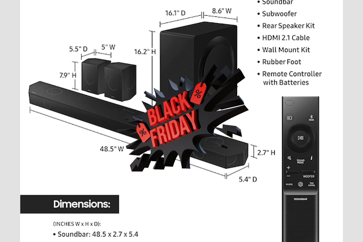 samsung hw q990d soundbar black friday