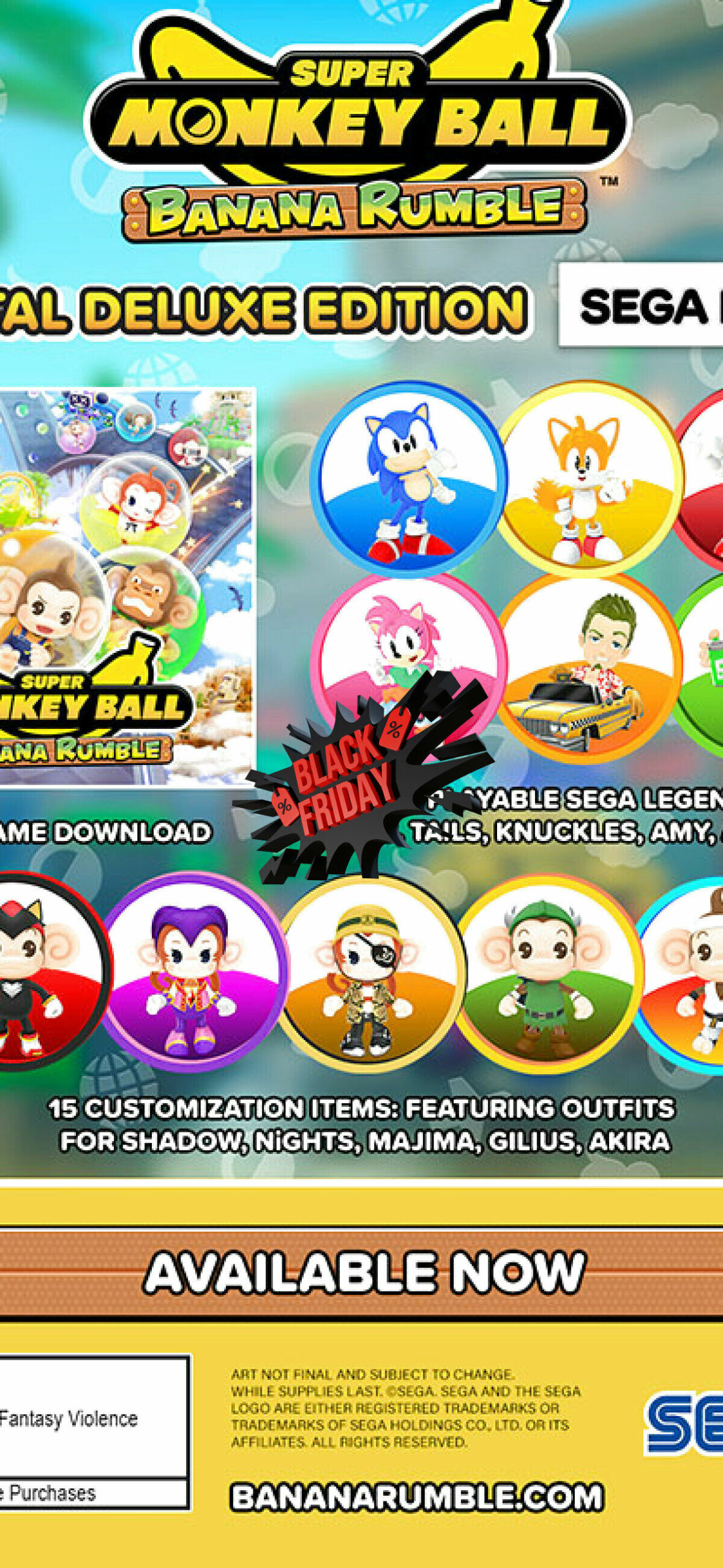 super monkey ball banana rumble black friday scaled