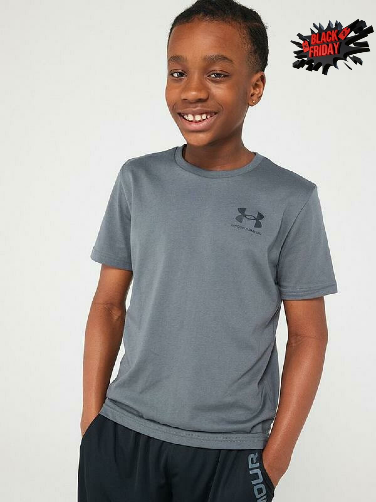 under armour left chest logo short sleeve black friday